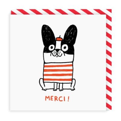 Merci Card by Gemma Correll