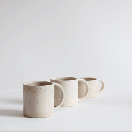 Large Stoneware Mug - Clear Glaze by KJA Studio