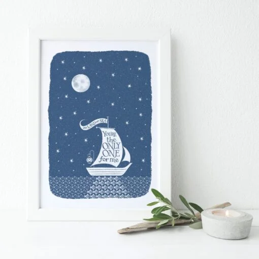 Sailing Boat A4 Print