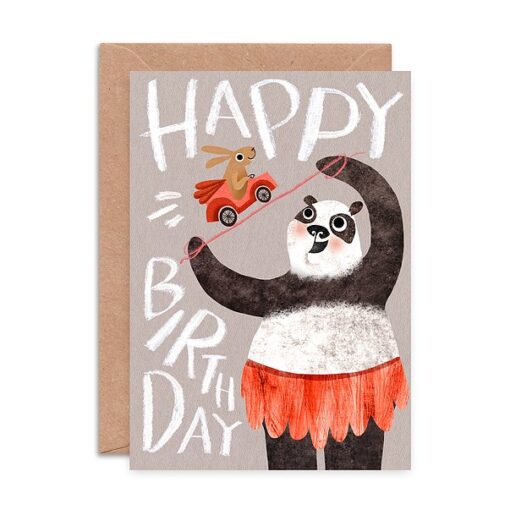 Happy Birthday Panda Card