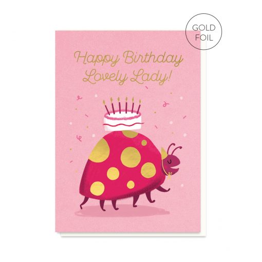 Lovely Lady Card - Birthday Cards - The Red Door Gallery