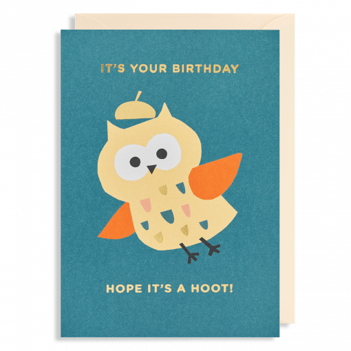 Birthday Hoot Card | The Red Door Gallery