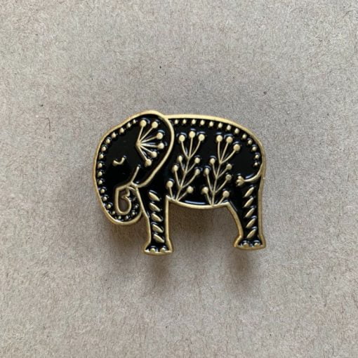 Elephant Enamel Pin