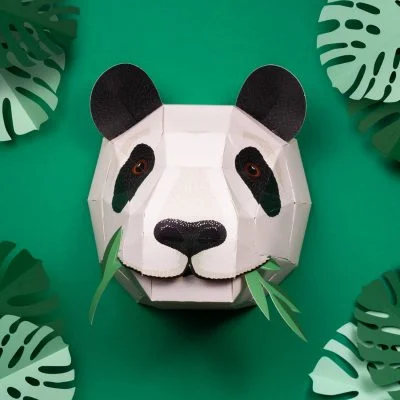 Panda, Panda Gifts, Panda Gifts for Kids, Panda Papercraft, Ornament,  Activities for Kids, Painting Kits, Paper Mache, DIY Kits for Kids by La  Design Boutique