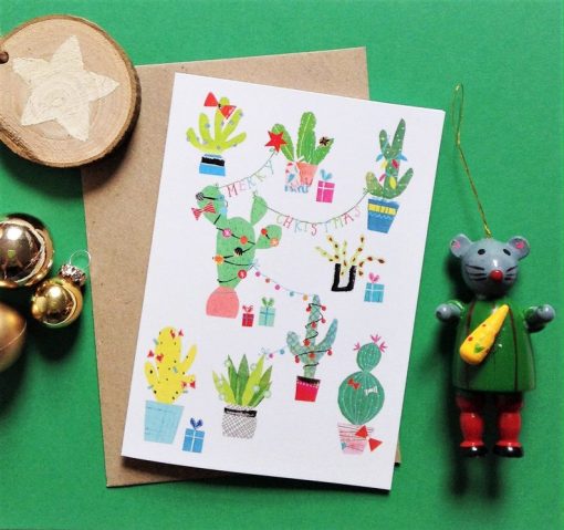 Christmas Cacti Card