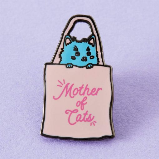 Mother of Cats Enamel Pin