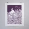 Heather Screen Print (Plum)