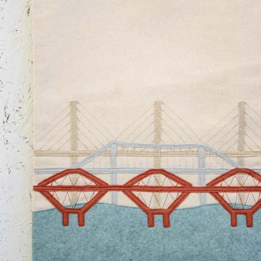 Forth Bridge Tapestry Wall Hanging - Image 2