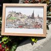 A4 Edinburgh Watercolour Print - Image 2