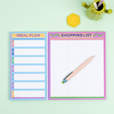 Food & Shit Grocery List: Checklist Notepad Gift Presents