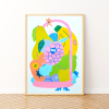 Trojan Fruit A4 Risograph