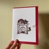 Cat Nap Glittery Card - Image 3