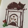 Cat Nap Glittery Card - Image 2