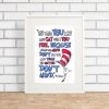 Dr Seuss Cat in the Hat A4 Screen Print