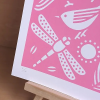 Spring Birds Screen Print - Image 2