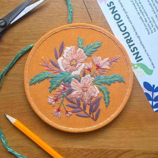 Yellow Blossom Embroidery Kit