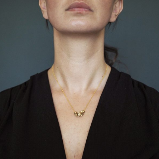 Abacus Diabolo - Brass Necklace - Image 3