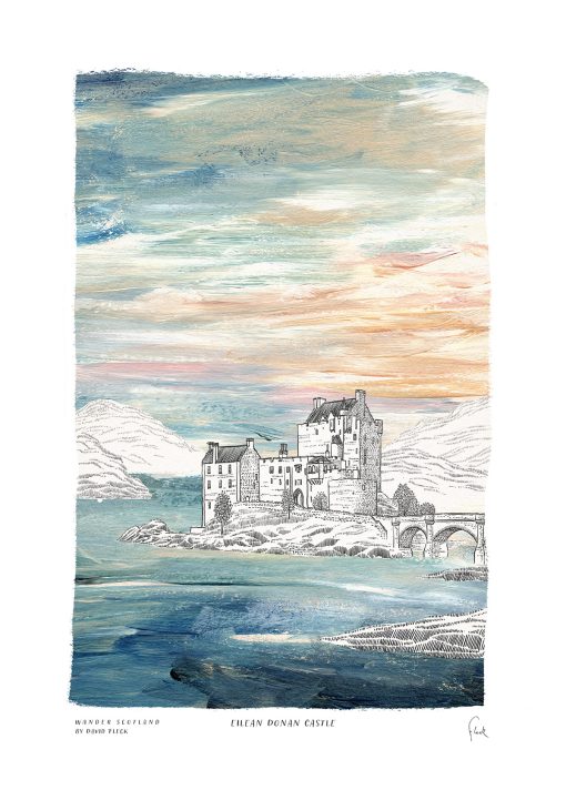 Eilean Donan Castle A5 Print - Image 2