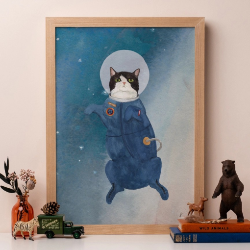 Meowt of This World A4 Print - Image 3