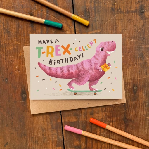 Dinosaur Birthday Greeting Card Multipack - Image 3