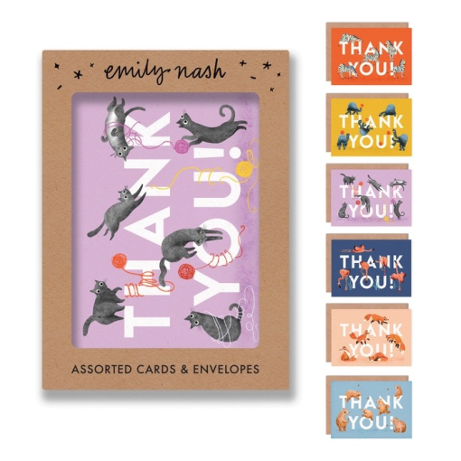 Thank You Animals Greeting Card Multipack