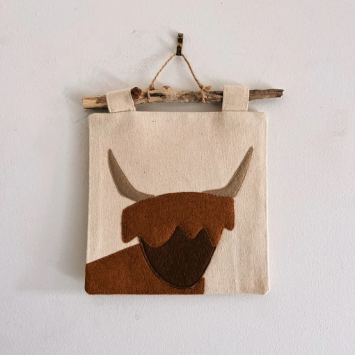 Wee Highland Cow Wall Tapestry