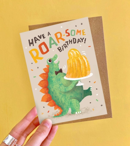 Dinosaur Birthday Greeting Card Multipack - Image 4