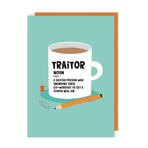 Traitor Mug Card