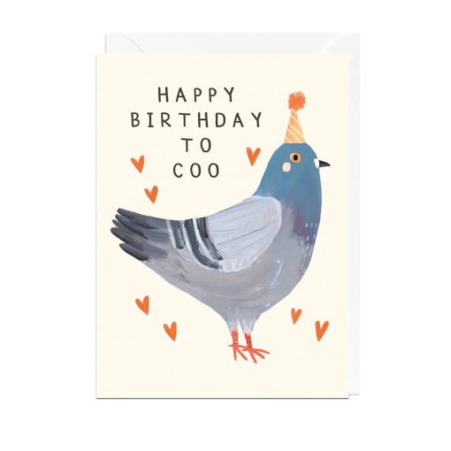 Happy Birthday Pigeon Card