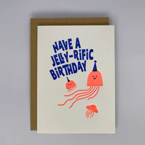 Jelly-rific Birthday Letterpress Card