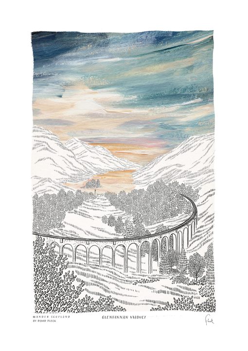 Glenfinnan Viaduct A5 Print - Image 2