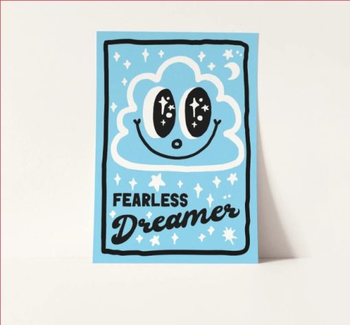 Fearless Dreamer - A5 Print