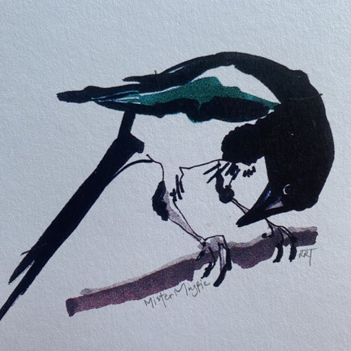 Mister Magpie A5 print - Image 3