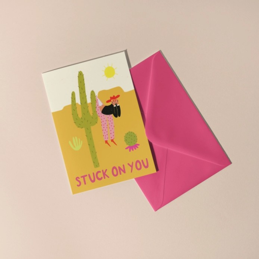 Stuck On You Cactus Card - Image 2