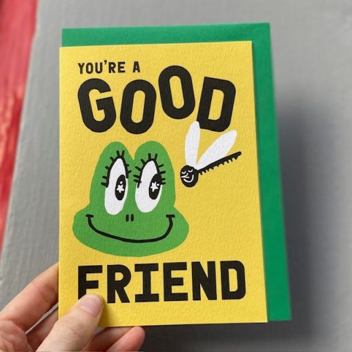 Good Friend Frog Card