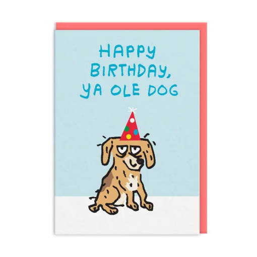 Ole Dog Birthday Card