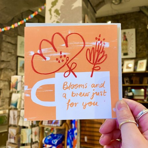 Blooms & Brew Just For You Card