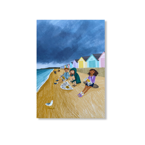 Good Day Beach A4 Print