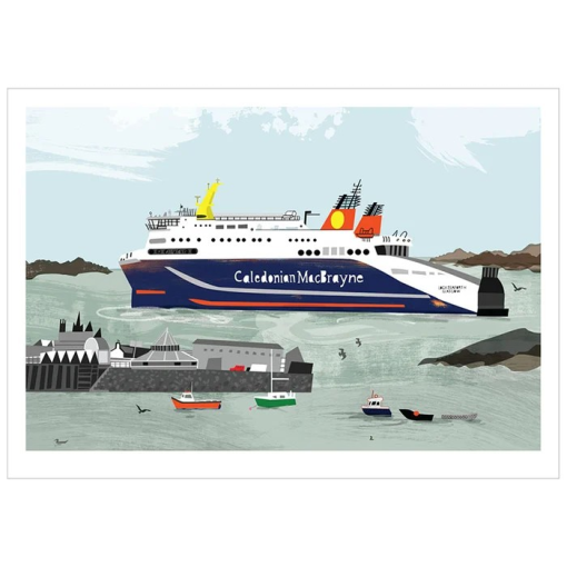 Calmac to Stornoway A4 Print - Image 2