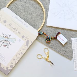 Bee Contemporary Embroidery Kit by Hawthorn Handmade