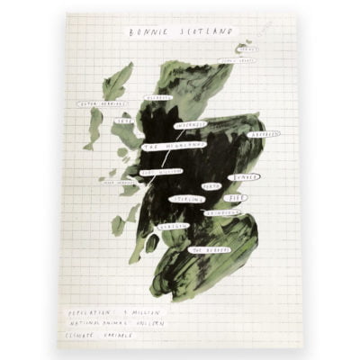 Bonnie Scotland Print by Heather More