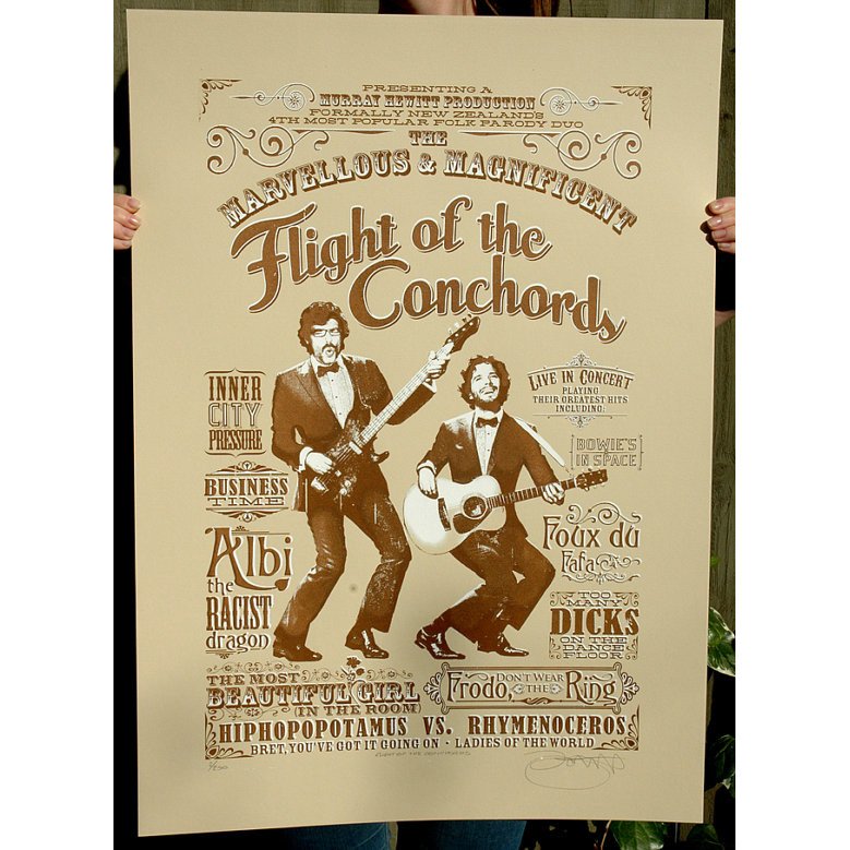 flight of the conchords by Barry Bulsar