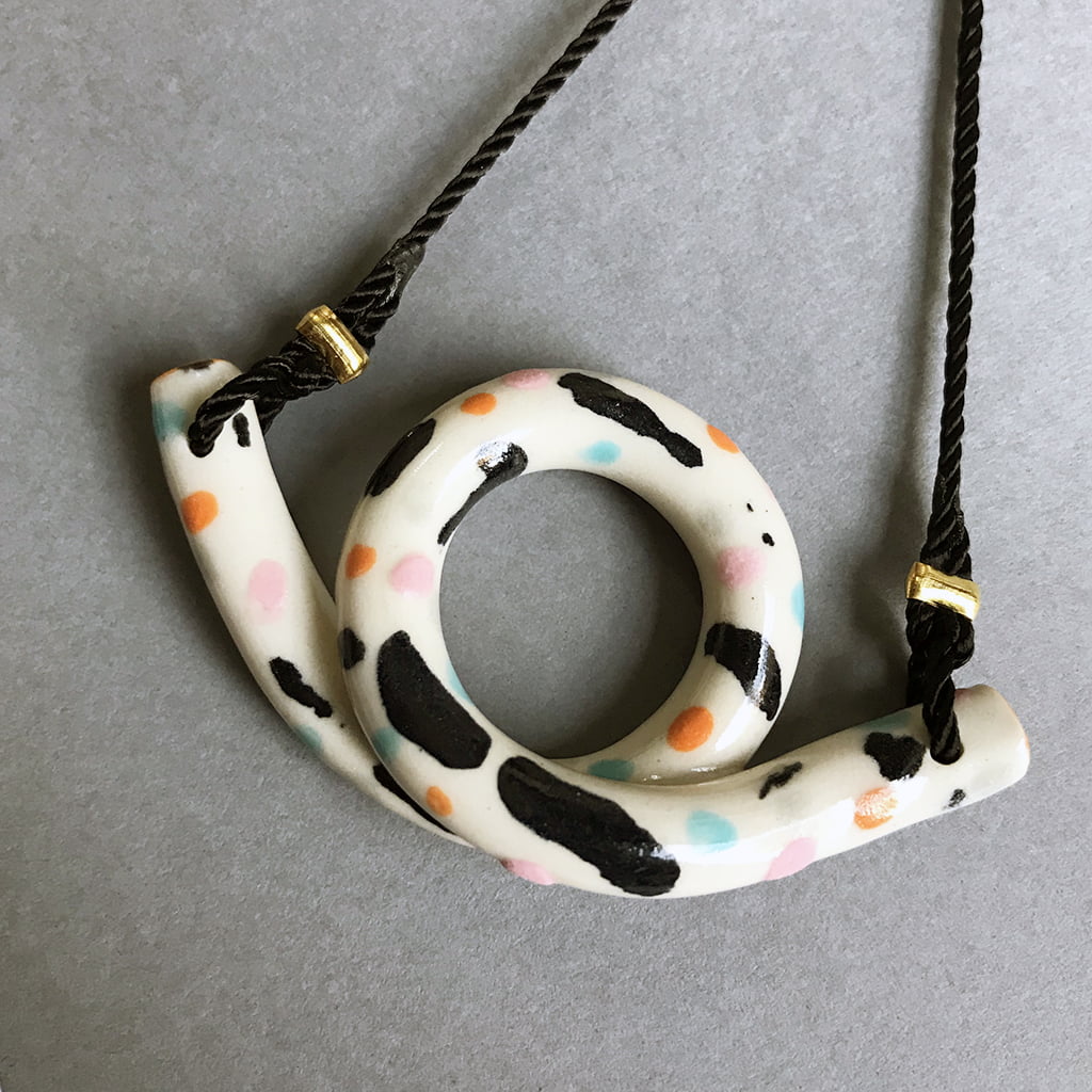 Loop Necklace by Aliyah Hussain