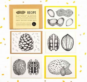 Nut Recpie Notecards by Wit Shop