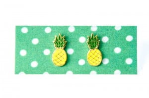 Pineapple earrings