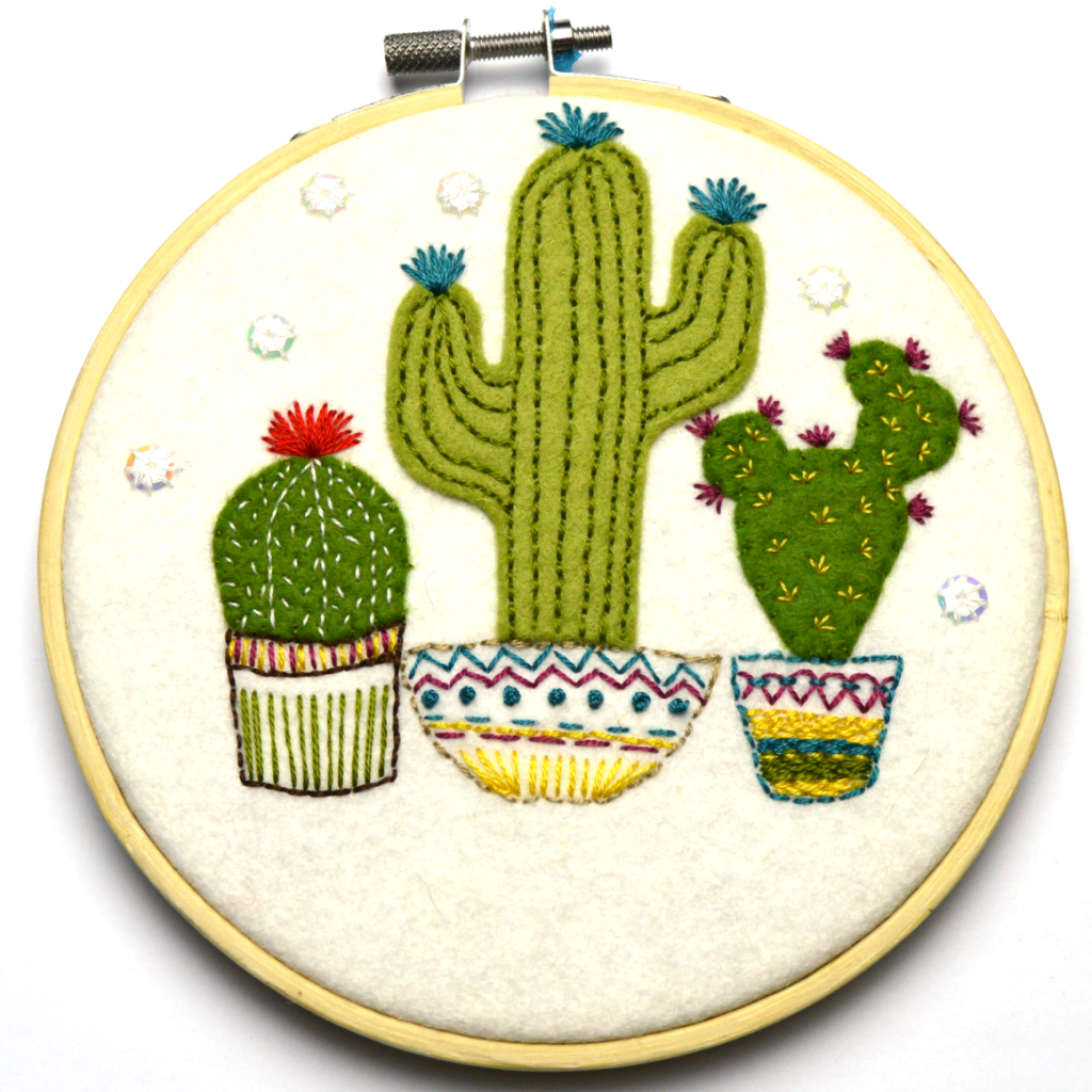 Cactus Applique Kit by Corinne Lapierre