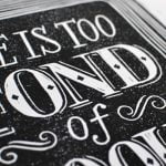 Fond Of Books A4 Print - Image 3