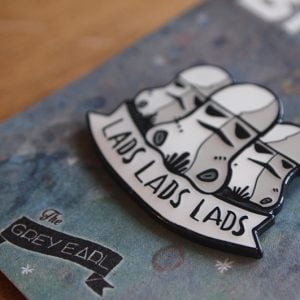 lads enamel pin badge stormtrooper stars are braw star wars the grey earl 3