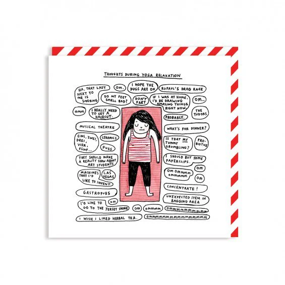 Shavasana Yoga Card by Gemma Correll,